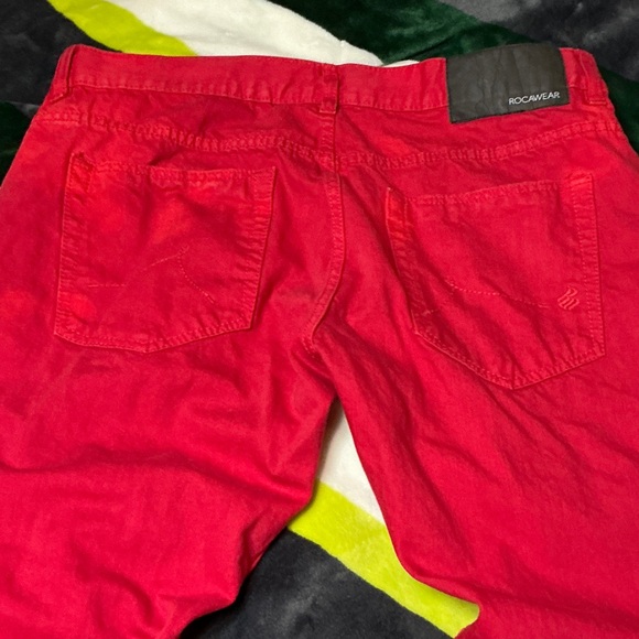 Rocawear Red Straight Men's Jeans. Size 38 - Picture 2 of 9